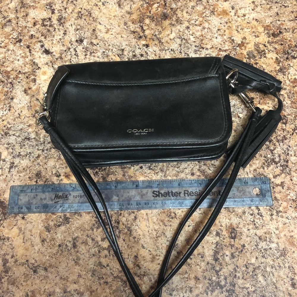 Black Coach clutch purse